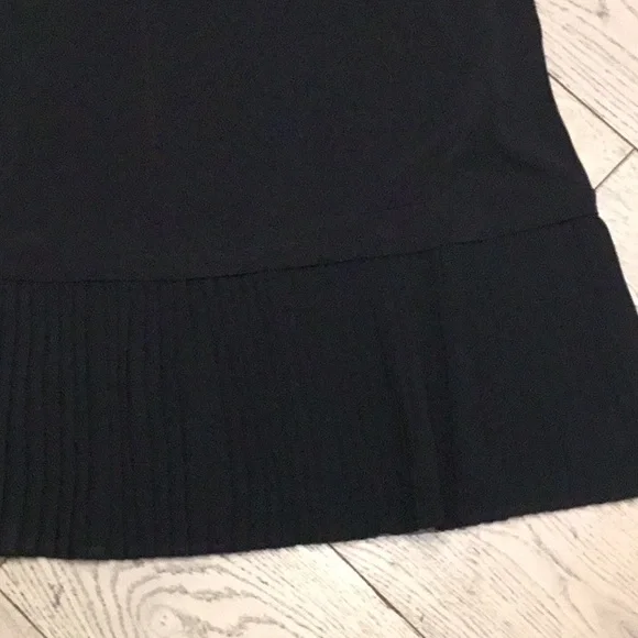Woman’s Michael Kors little black dress. Small. Knit jersey. Pleated hem. Cute! - Picture 2 of 5